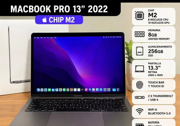 APPLE MACBOOK PRO 2022 /13/ M2/8GB/256SSD
