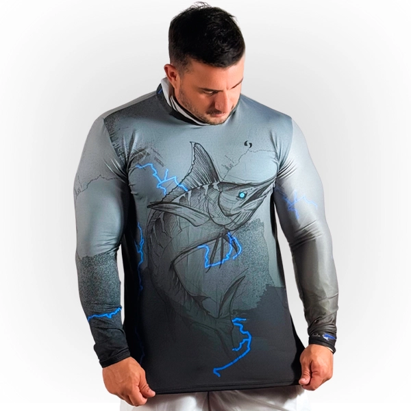 Camiseta + Buff Peixe Marlim