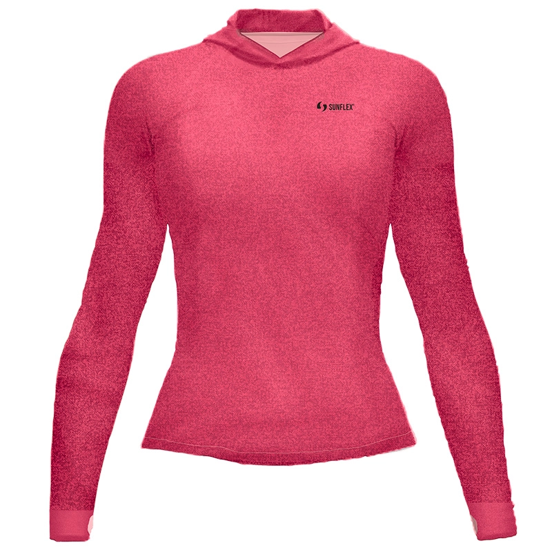 Camiseta Feminina UV50+ Sunflex Sport® Textura - Rosa