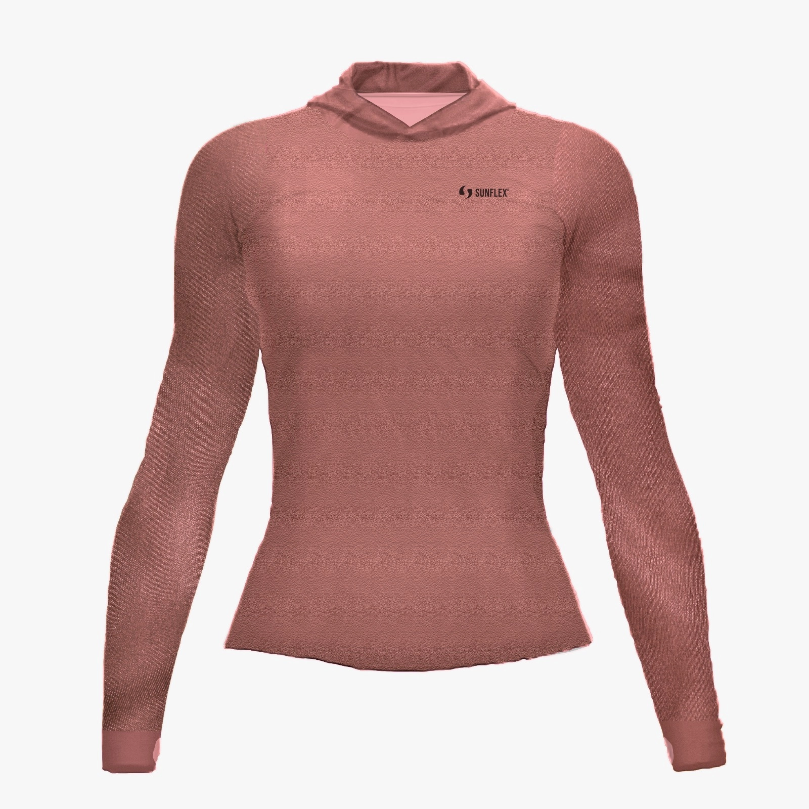 Camiseta Feminina UV50+ Sunflex Sport® Textura - Nude