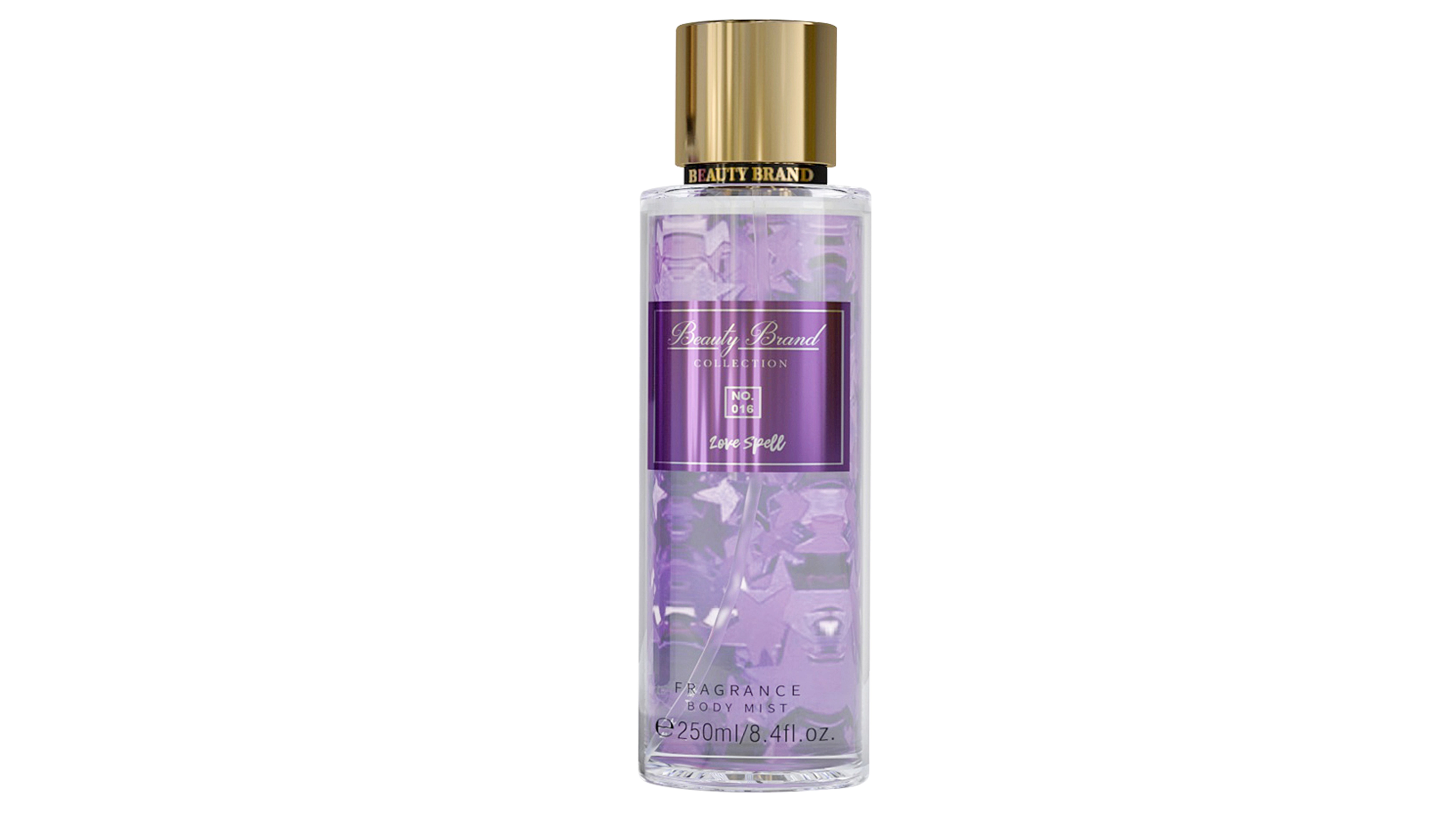 Colônia Corporal Beauty Brand Collection N.º 016 Love Spell 250ML