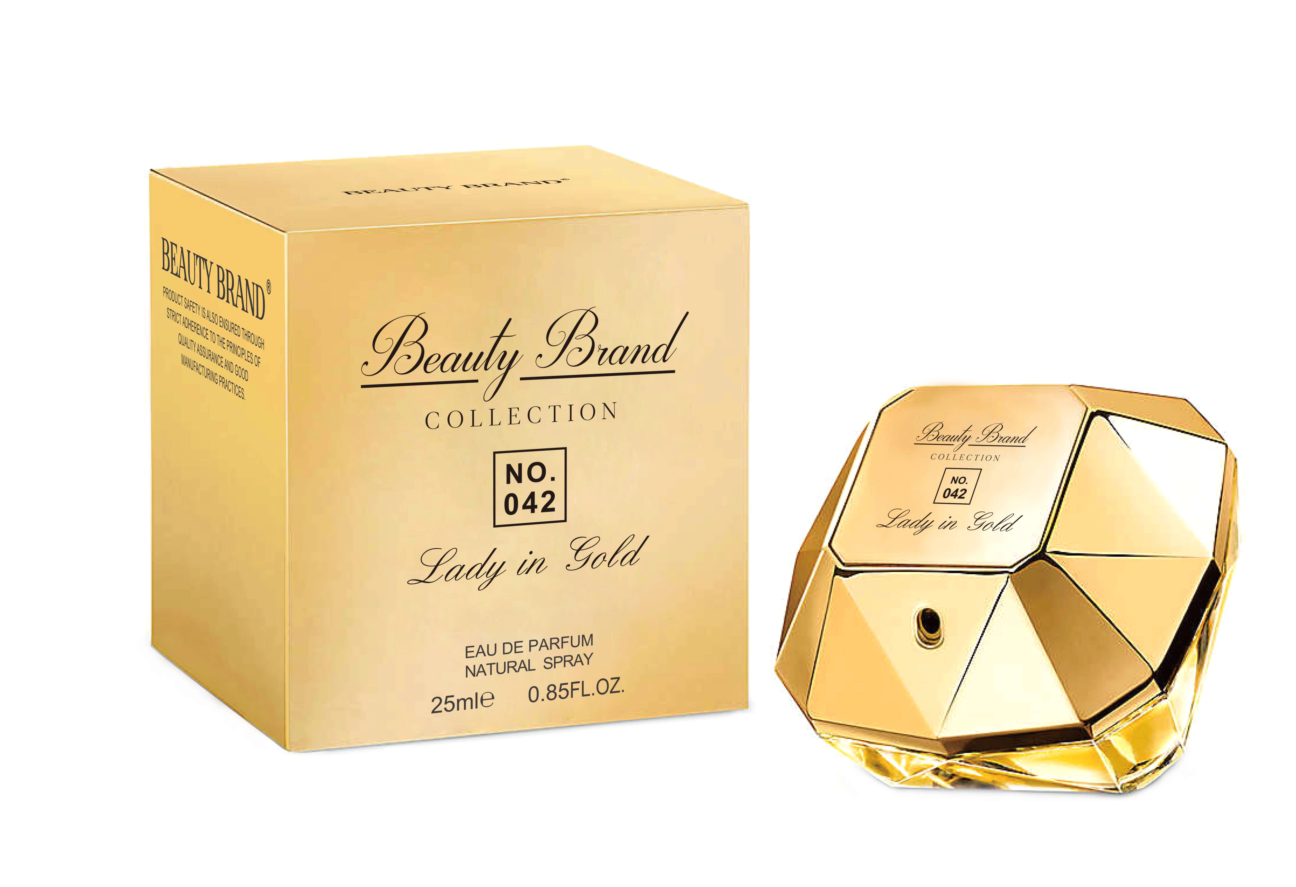 Perfume Beauty Brand Collection N.º 042 Lady in Gold 25ML