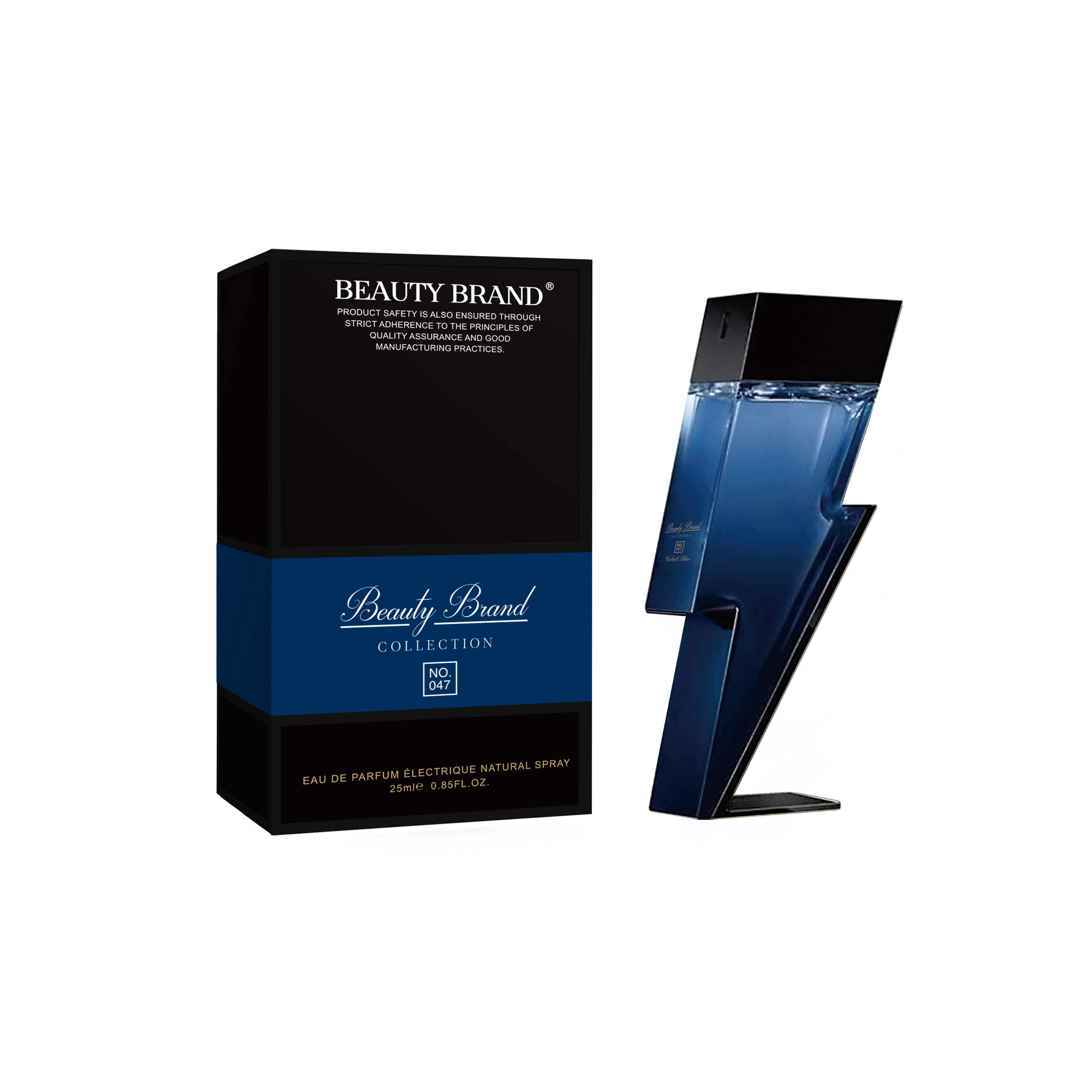 Perfume Beauty Brand Collection N.º 047 Bad Boy Cobalt Blue 25ML