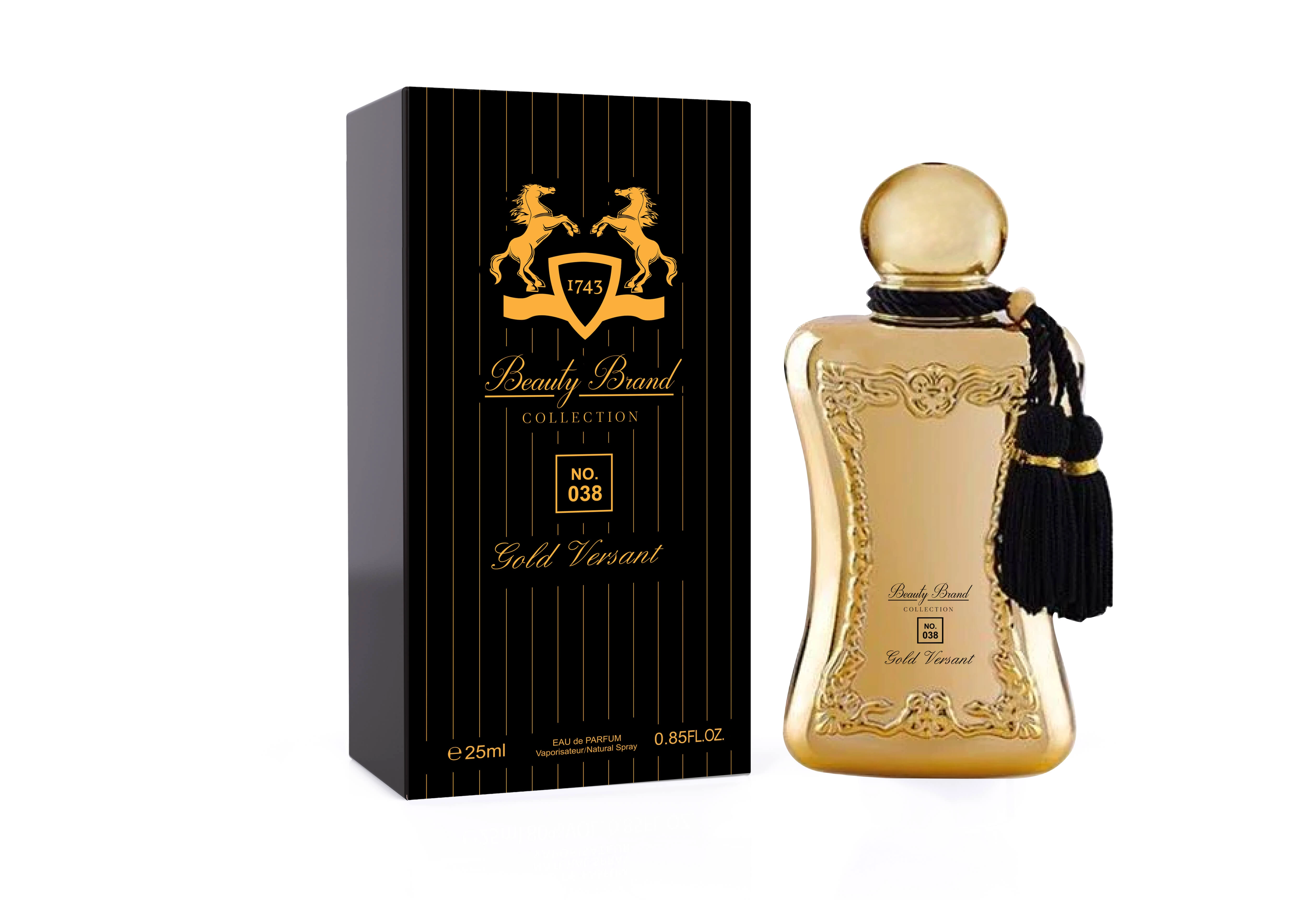 Perfume Beauty Brand Collection N.º 038 Gold Versant 25ML