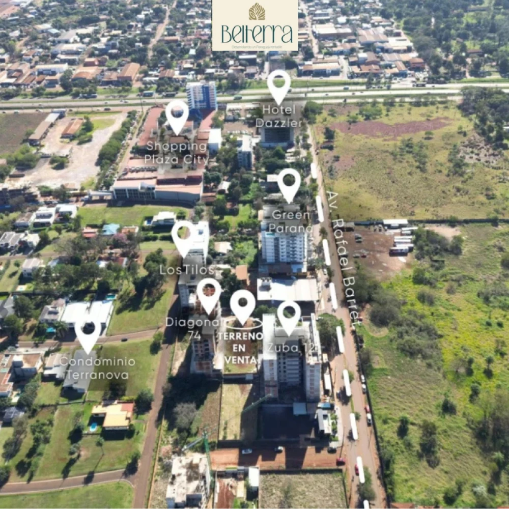 Terreno – Zona Premium Km 8, lado Monday (800 m2)