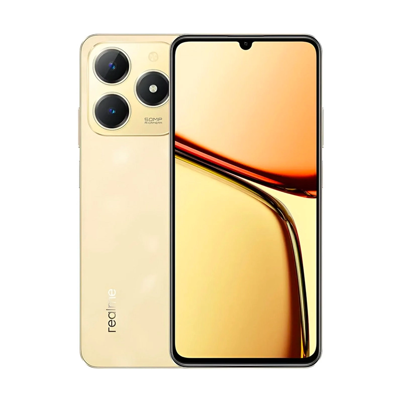 Smartphone Realme C61 RMX3930 NFC Dual Sim de 256GB/8GB Ram de 6.74" 50MP/5MP - Dourado