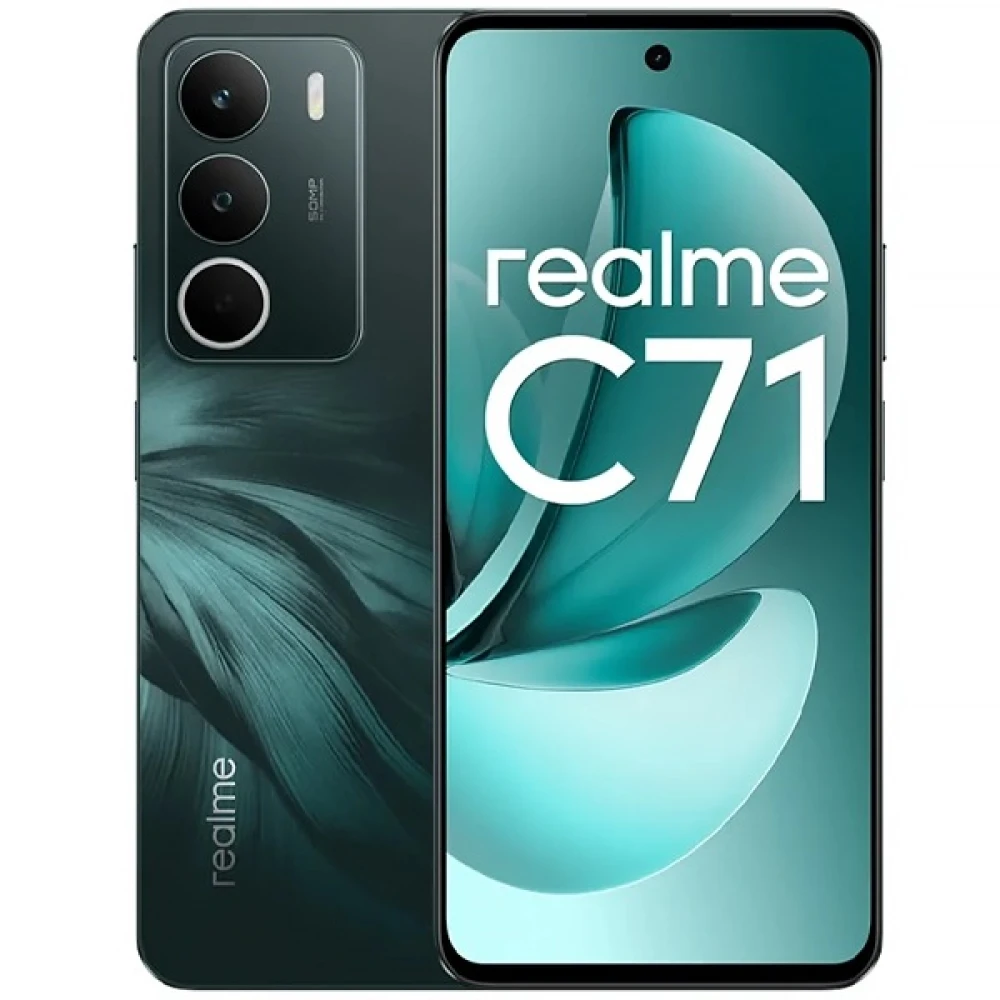 Celular realme C71 RMX5303 Dual SIM de 128GB 4GB RAM de 6.67" 50MP 5MP - Forest Owl (Anatel)