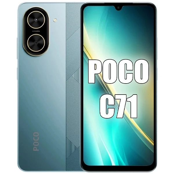 Celular Xiaomi POCO C71 Dual SIM de 64GB 3GB RAM de 6.88" 32MP 8MP - Azul (Global)