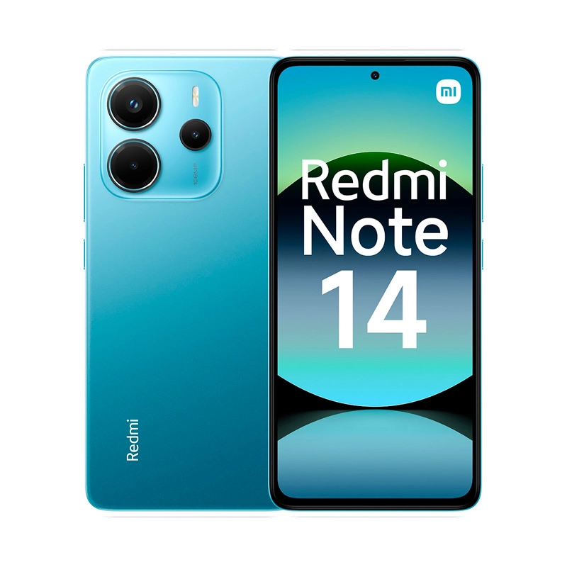 Smartphone Xiaomi Redmi Note 14 Dual Sim 128GB/6GB Ram de 6.67" 108+2+2MP/20MP - Ocean Blue