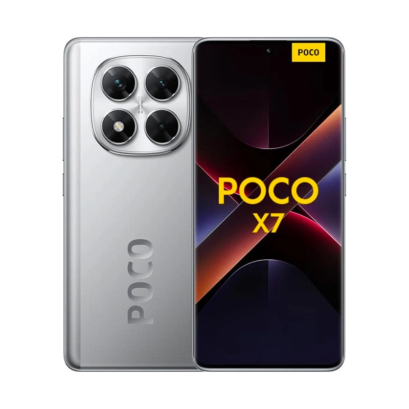 Celular Xiaomi Poco X7 8GB de Ram / 256GB / Tela 6.67" / Dual Sim 5G - Prata (Global)
