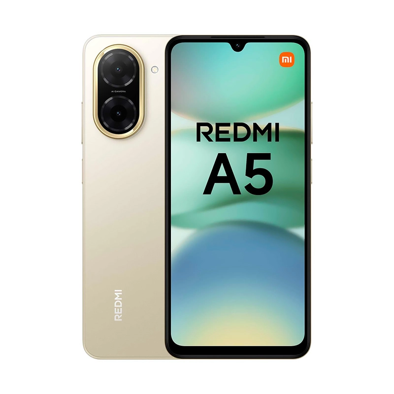 Smartphone Xiaomi Redmi A5 Dual Sim de 64GB/3GB Ram de 6.88" 32MP/8MP - Sandy Gold (Global)