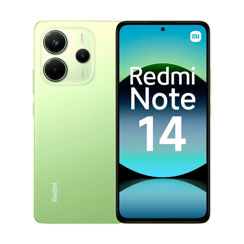 Smartphone Xiaomi Redmi Note 14 Dual Sim 128GB/6GB Ram de 6.67" 108+2+2MP/20MP - Lime Green (Global)