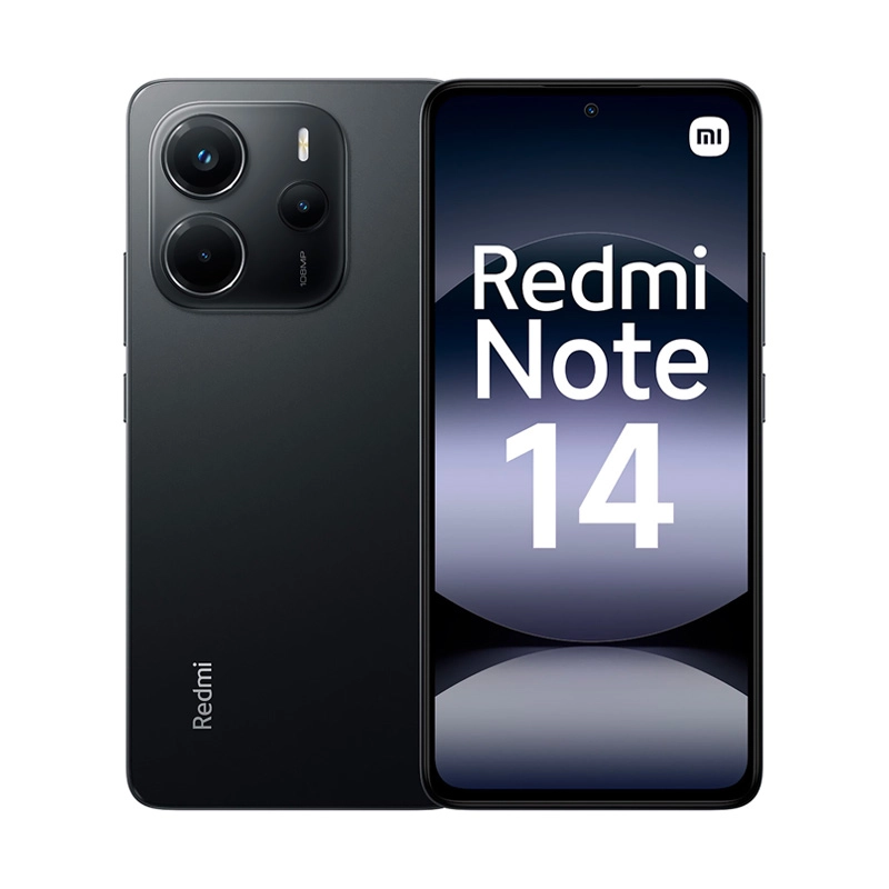 Smartphone Xiaomi Redmi Note 14 Dual Sim 128GB/6GB Ram de 6.67" 108+2+2MP/20MP - Midnight Black (Global)