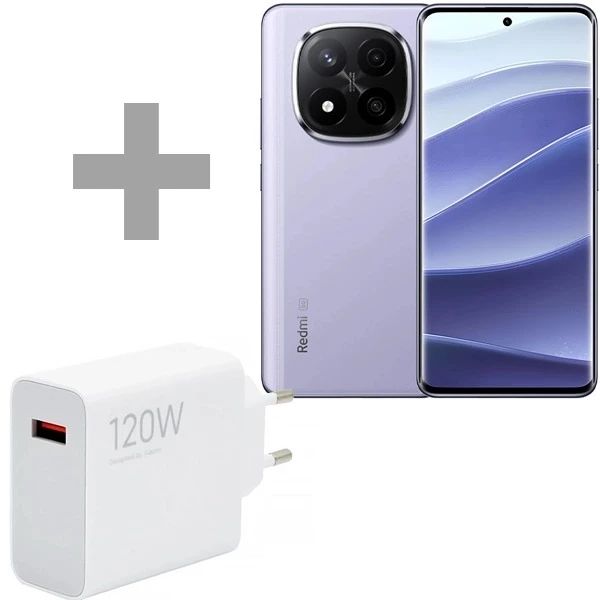 Celular Xiaomi Redmi Note 14 Pro+ 5G NFC Dual SIM 512GB 12GB RAM de 6.67" 200+8+2MP 20MP (Global) (CX Slim) + Carregador