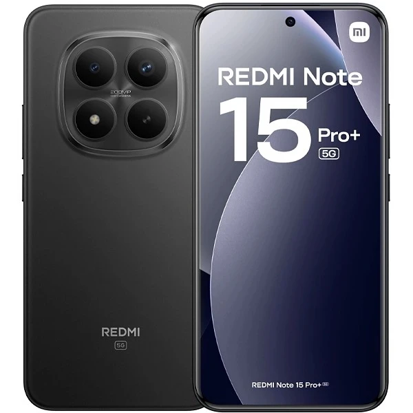 Celular Xiaomi Redmi Note 15 Pro+ 5G NFC Dual SIM 512GB 12GB RAM de 6.83" 200+8MP 32MP - Preto (Global)